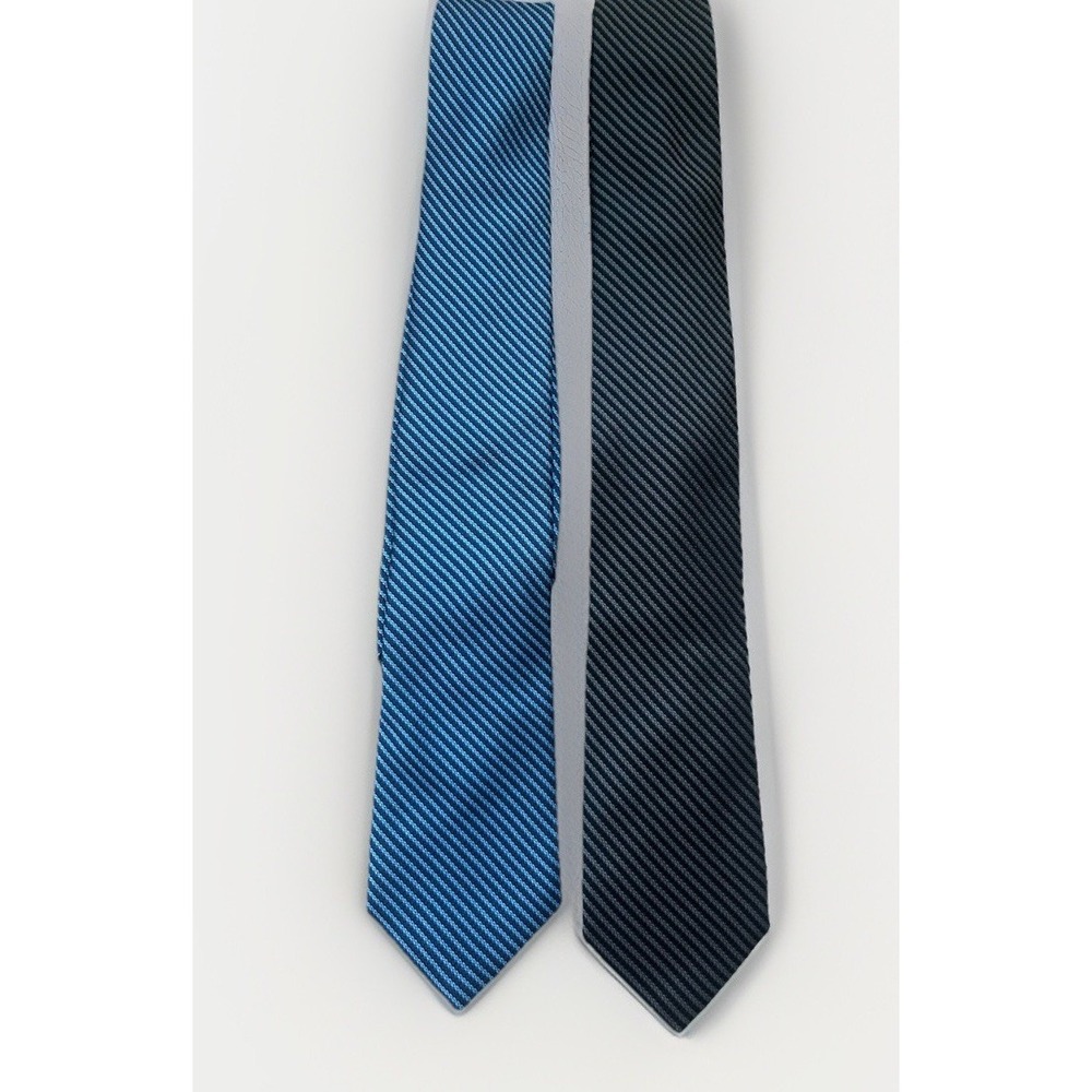 Cremieux Made In Italy 100% Silk‎ Neck Ties Striped Classic Preppy Lot Of 2
